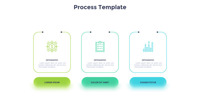 Blur Infographic Vector Template