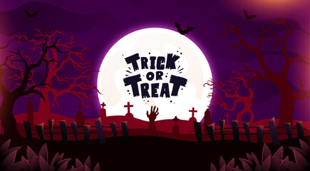 gradient Halloween illustration background