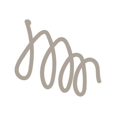 Obraz premium Squiggle Scratch Element