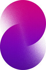 Geometric gradient faded PNG transparent background shape object