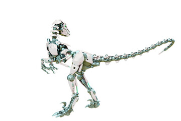 velociraptor robot rear view