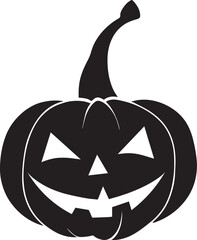 Halloween pumpkin vector skull art, pumpkin vector illustration