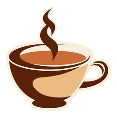 cup of coffee with chocolate, coffee cup Latte and cappuccino