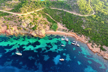 Cala Brandinchi beach in Italy