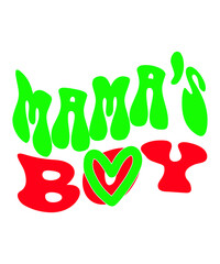 Mama's Boy Retro SVG