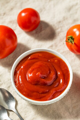 Homemade Organic Red Tomato Ketchup