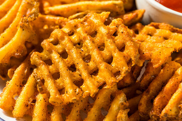 Salty Organic Waffle French Fries