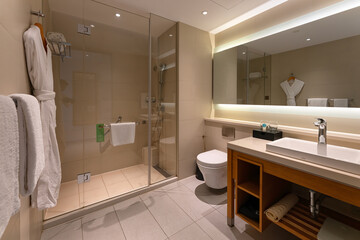 interior of bathroom