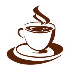 cup of coffee with chocolate, coffee cup Latte and cappuccino