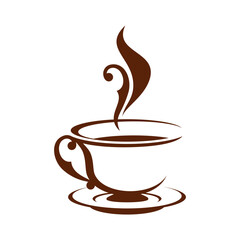 cup of coffee with chocolate, coffee cup Latte and cappuccino