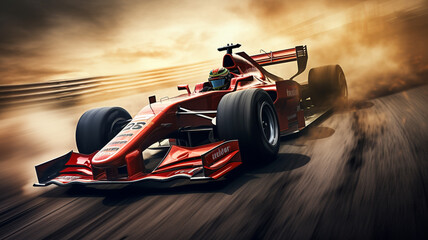 Motorsport action with generous copyspace.Motorsport dynamics on a clean backdrop.Motorsport scenes with broad copyspace.Racing intensity with a lot of blank space.Motorsport vehicle.