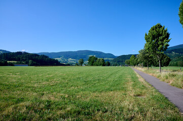 Fototapeta na wymiar the rural surroundings of Kirchzarten