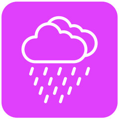 Rain Vector Icon Design Illustration