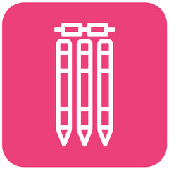 Wickets Vector Icon Design Illustration