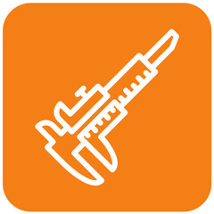Caliper Vector Icon Design Illustration