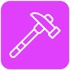 Pick hammer Vector Icon Design Illustration