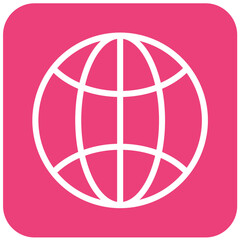 Worldwide Vector Icon Design Illustration