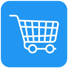 Shopping cart Vector Icon Design Illustration