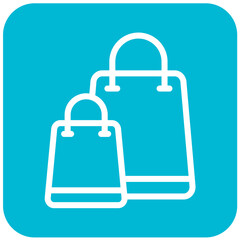 Shopping bag Vector Icon Design Illustration
