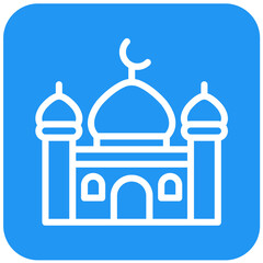 Mosque Vector Icon Design Illustration