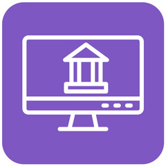Online banking Vector Icon Design Illustration