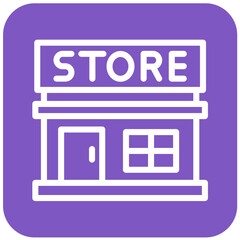 Grocery store Vector Icon Design Illustration