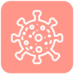 Virus Vector Icon Design Illustration