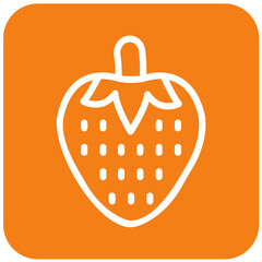 Strawberry Vector Icon Design Illustration
