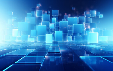 Fototapeta premium Abstract background dark blue with modern corporate concept