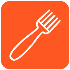Fork Vector Icon Design Illustration