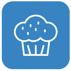 Muffin Vector Icon Design Illustration