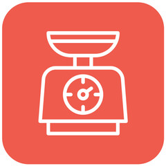 Weight scale Vector Icon Design Illustration