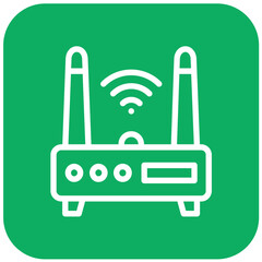 Wifi router Vector Icon Design Illustration