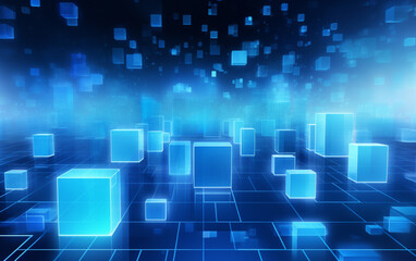 Fototapeta premium Abstract background dark blue with modern corporate concept