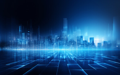 Fototapeta premium Abstract background dark blue with modern corporate concept