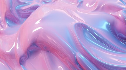 Iridescent holographic gradient background. Psychedelic colourful pattern. Modern artificial image