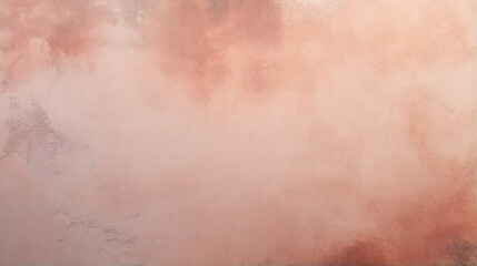 Fototapeta premium abstract grungy rose gold stucco wall background, generative ai