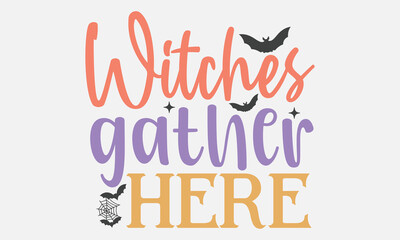 Witches gather here SVG