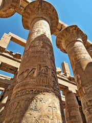Temple complex in Luxor, Egypt.
