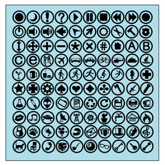 vector icons set 02 (100 elements)