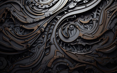 Abstract metal background art