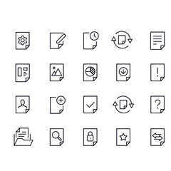  Document Icons vector design