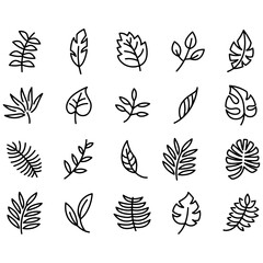 Leaf Icons vector design 