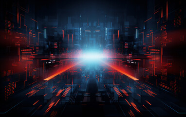 Obraz premium Abstract technology background Business & development direction