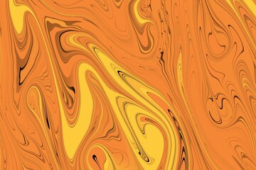 Swirl of gold marble abstract background, Liquid marble design .Abstract art of beautiful paint of marble. With beautiful fantasy ink patterns. Liquid paint. Art design for your design. Colorful