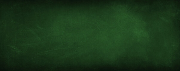 Chalk rubbed out on green chalkboard background