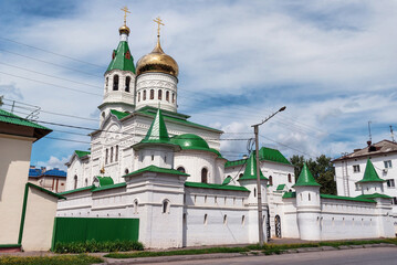 Fototapeta na wymiar Church of the Entry of the Lord into Jerusalem in Yoshkar-Ola, Russia.