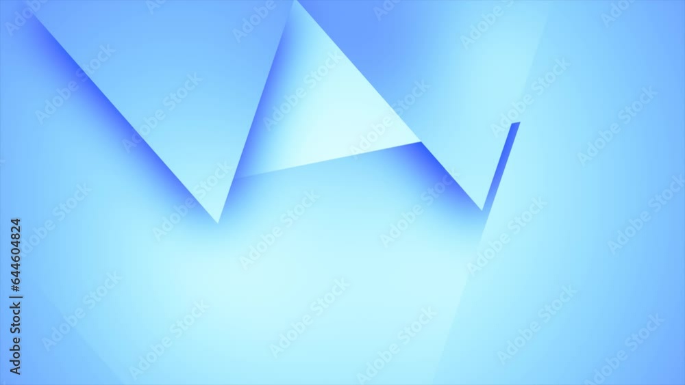 Poster blue simple geometric patterns abstract triangles background