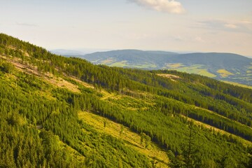 Górskie krajobrazy Dolina Morawy