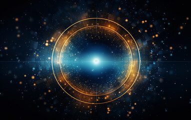 abstract technology Background, abstract technology particle